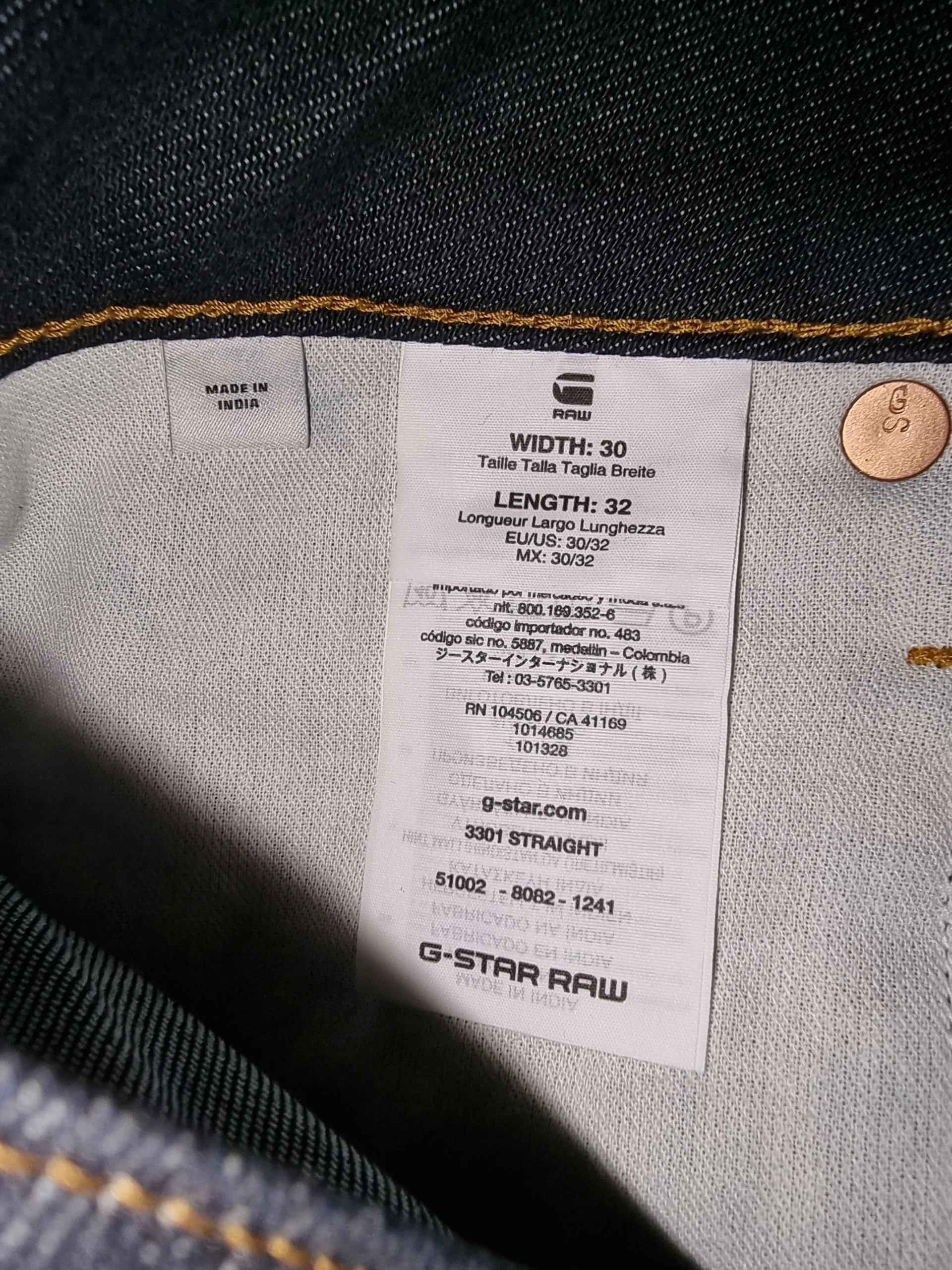 G-STAR RAW 3301 Straight farmer – sötétkék - szilvora.hu G-STAR RAW 3301 Straight farmer – sötétkék - szilvora.hu